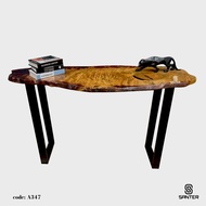 A347. Chengal Emas Solid Wood Bar Table / Console Table