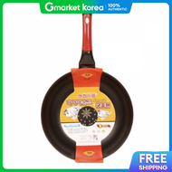 Korean Wok 30cm Coated Pan Chinese Wok Deep Frying Pot Stir-Fry Pan