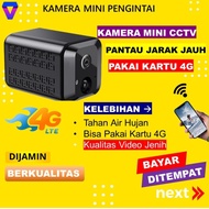 Kamera CCTV Mini Tersembunyi Jarak Jauh Tanpa Kabel SPY Cam Hidden Camera Pengintai Wifi Pakai Sim C