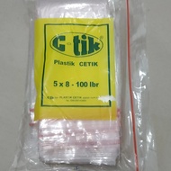 Ziplock Plastic Clip 5x8 8x5