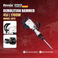 Ronix 2814 Demolition Hammer 45J | 1700W | Hex Chuck Type | 1300 BPM Impact Rate