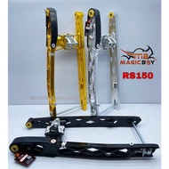 ARM ALLOY MAGIC BOY SWING ARM CNC ALLOY FORGED RS150 RS 150 HYPERTECH  + 2INCI ACCESSORIES MOTOR arm