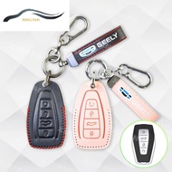 XF Leather Car Key Case Protector For Geely Coolray Emgrand Azkarra Okavango