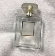 Empty Chanel mademoiselle perfume bottle