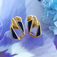 Vintage Jewelry 西洋古董飾品 MONET 簡約 針式耳環