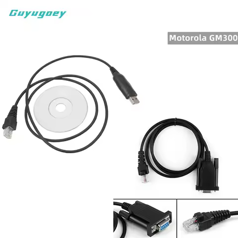 Radio USB Programming Cable for Motorola GM300 GM328 GM338 GM339 GM399 GM340 GM360 GM380 GM3188 GM64
