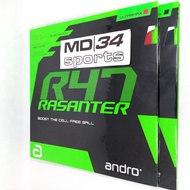 ANDRO RASANTER R47 Rubber - Rubber Rubber/ Ping Pong Bet/