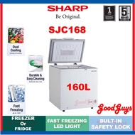 SHARP SJC168 160L Dual Function Chest Freezer
