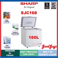 [Seller's Own Fleet] SHARP SJC168 160L Dual Function Chest Freezer