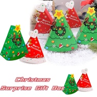 Snowman Cookie Box Birthday Christmas Supplies / Christmas Cake Shape Candy Box / Green Christmas Tree Shape Triangle Box / Candy Gift Packaging Box /