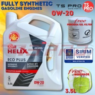 Perodua Axia Bezza Engine Oil [3.5L] Minyak Hitam Lubricant 10000 = 10k km (miles) Shell Helix ECO 0