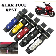 YAMAHA YTX 125 MOTORCYCLE REAR PEDAL CNC ALLOY REAR FOOTREST THAILAND STYLE ACCESSORIES 1PAIR SLIM