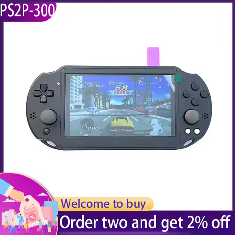Original PS2P-300 portable arcade player collector's edition 7-inch IPS screen P/S2 game console mod
