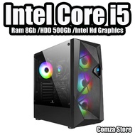 Comza Store คอมพิวเตอร์ Core-i5 /Ram 8Gb /Hdd 500Gb พร้อมใช้งาน พร้อมจัดส่งด่วน Case COOLMAN 190-5 K