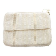 Gelato Pique Pouch Lace Embroidery White Direct from Japan Secondhand