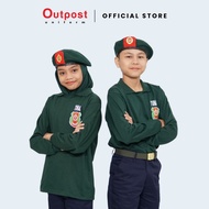Outpost Baju T-shirt Tunas Kadet Remaja Sekolah TKRS