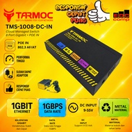 Tarmoc TMS-1008-DC-IN | Smart Switch Cloud Managed 8x Gigabit + POE IN AF/AT Metal Case Iron Casing