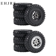 [EHJRE] 4x 1/12 1/16 RC Car Wheels And Tires Accessories High  Replacement RC Car Part for MN98 B24 