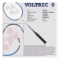 Yonex Voltric 0 Badminton Racket +Grip Original Original