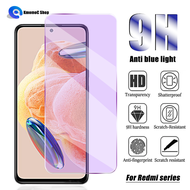 Anti Blue Ray Tempered Glass For Xiaomi Redmi 10 2022 11T Note 13 12 12s 11 11s 10 9 9t 9s 8 7 K20 K30 Pro Plus 5G Screen Protector