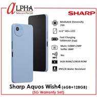 Sharp Aquos Wish 4 5G (6GB+128GB) + FREE GIFT *Singapore Warranty Set*