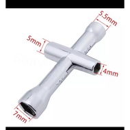 RC Car MN WPL Axial Rc 1/10 hex 4mm 5mm 5.5mm 7mm socket wrench