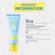 INSANNY DAZZLE ME Attack on Sun UV Protection Essence Sunscreen Gel -Sunblock 40g