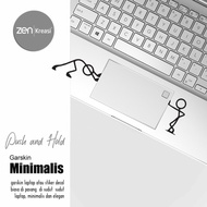 Decal Sticker Laptop | Macbook Stiker Laptop Apple - Push and Hold