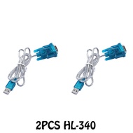 2 cái USB-RS232 Cáp nối tiếp 9-pin hỗ trợ bit Win7-64 HL-340 USB để cáp nối tiếp (COM)