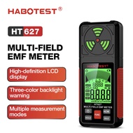 HABOTEST HT627 Multi-Field Emf Meter High-Definition LCD Backlit Display Three-coloe Backlight Alarm
