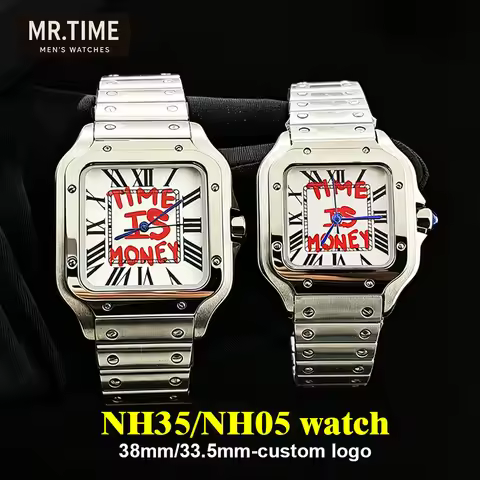 Couple's Watch NH05 ladies' Watch/NH35 Men's Watch/Time is Money Watch Customized Logo Automatic Wat