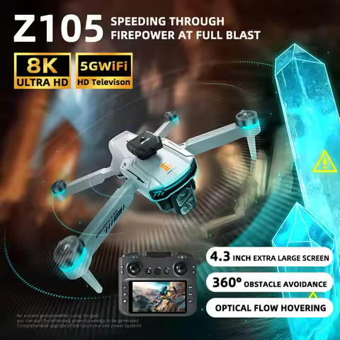For Xiaomi Z105 Drone 4K Professional 8K HD Camera 5G WIFI FPV Brushless Motor Obstacle Avoidance Fo