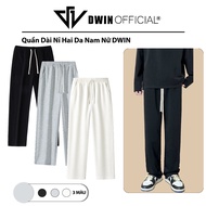 DWIN men's and women's loose-fitting Pants made of unisex straight-leg felt Track Pants local brand