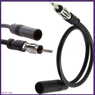 【new】Car Radio AM FM Antenna Adapter Extension Cable Male to Female 1M RG 75-3 Wire