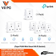 TP-LINK Tapo P100 Smart WiFi Plug Mini Tapo P100 (Works with Alexa & Google Home)（1 Pack)(2 Pack)(3 