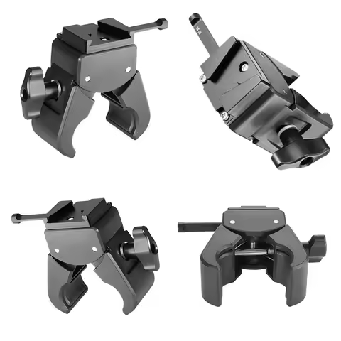 Aluminum Alloy V Mount Battery Holder With Adjustable Jaws- For Photography Equipment Compatible Ver