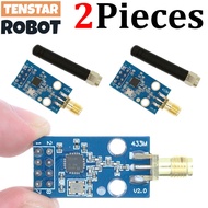 TENSTAR 2pcs CC1101 433MHz Wireless Module With SMA Antenna Wireless Transceiver Module