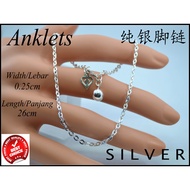 Anklets Silver 925s(纯银925脚链)