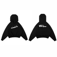 Reflective Black Boxy CDL Hoodie Pullover for Men and Women M~3XL