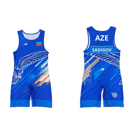 new Men Wrestling Singlet Uniform Advanced Singlets Clothing Train Wrestling Gear Running Speedsuit 