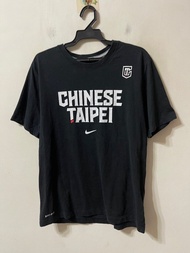 Nike x Chinese Taipei 黑色棉質短袖T恤