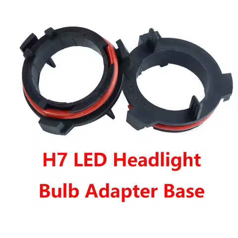 2PC H7 LED Headlight Bulb Adapter Base Retainer Holder For Mazda 2 3 5 CX-3 For BMW E39 E60 G30 For 