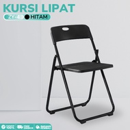 Aihome - Outdoor Plastic Iron Folding Chair with Backrest Multipurpose Folding Chair, Minimalist Din