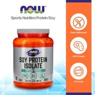 NOW Sports Nutrition, Soy Protein Isolate 20 g, 0 Carbs, Unflavored Powder, 2-Pound (907 g)