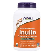 Now Foods Certified Organic Inulin Prebiotic Pure Powder 227g