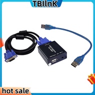 VGA to USB Adapter Converter with Audio and Video Capture Card High-Difinition Picture Quarity