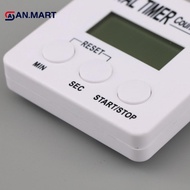 AN.MART Timer 99 Minutes Adjustable Electronic Countdown Timer Kitchen Reminder Magnetic Strap Stand