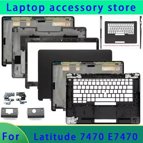 Non Touch Compatible with Latitude 7470 E7470 Laptop LCD Screen Top Cover, Screen Frame Palm Rest Hi