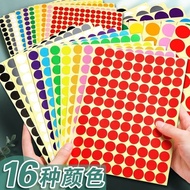 Dot Color Adhesive Label Sticker Self-Adhesive Color Classification Dot Sticker Red Dot Sticker Fore
