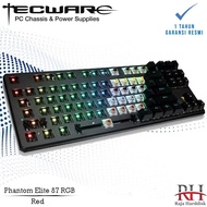 Tecware Mechanical Gaming Keyboard Phantom Elite 87 RGB Red Switch